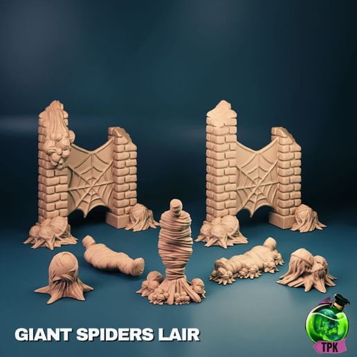 Giant Spiders Lair 3D model