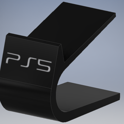PS5 Stand.png Fichier STL Socle PS5 DualSense・Plan imprimable en 3D à télécharger, Aenel
