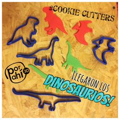 IMG_5384.JPG Fichier STL kit dinosaures coupeurs, emporte-pièces dinosaures・Modèle pour impression 3D à télécharger