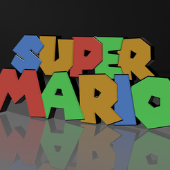 Rendu-1.png Archivo STL Lámpara Super Mario・Diseño de impresora 3D para descargar