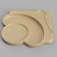 42a866e6-6c18-4df3-9369-fb975f4d93b8.png Free STL file ENTERTAINMENT ALL-IN-ONE TRAY WITH SPACE FOR YOUR MUG, TREATS AND TEASPOON・Object to download and to 3D print