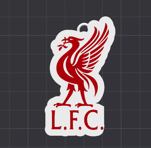 Liverpool FC Keychain 3D model