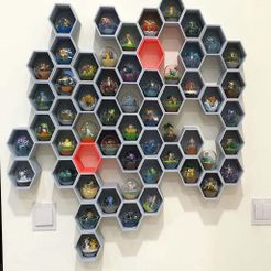 75429548_10162727239035385_944374265128419328_o.jpg Etagère murale hexagonale modulaire pour les terrariums Pokemon