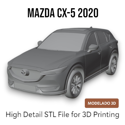 2025-11-22-19_38_02-_-Unsaved-Blender-4.2.3-LTS.png Mazda CX-5 2020 STL | 1:64 Scale Printable Compact SUV | Miniature Car Model