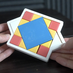 coaster3.png Archivo 3D Posavasos pitagórico・Modelo para descargar y imprimir en 3D