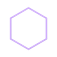 Haxagon_Dice_Tray_Inner Ring.stl Hexagonal cube tray - Transport box with magnetic closure