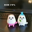 pict30.jpg 3D-Datei So Kawaii Katze super niedlich und lustig [Sparschwein, Box, Topf, dekorative Figur]・3D-druckbares Design zum Herunterladen