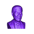 Freeman_standard.stl Morgan Freeman bust 3D printing ready stl obj