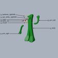 gumby assembly1.jpg Download free STL file Gumby and Pokey • 3D print object, reddadsteve
