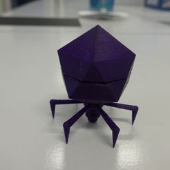 P1020769.JPG Free STL file Bacteriophage T7・3D printer design to download