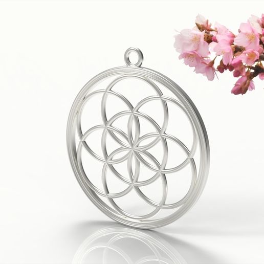 Seed of Life Pendant - 3D print model