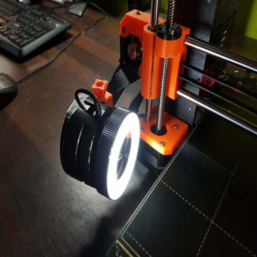 20190513_191339.jpg Prusa i3 MK3s - Mount for Webcam with Ringlight - Razer-Kiyo