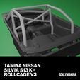 Cult3D-Nissan-Silvia-S13-K-Rollcage-V1_2.jpg Rollcage V3 - Nissan Silvia S13 K