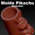 molde-pikachu-detective-3.jpg Pikachu Detectivve Pikachu Pot Mold