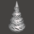 Sin-titulo.png Porte bougie de Noël de luxe Voronoï - Modèle de lampe STL imprimé en 3D pour la décoration d'intérieur et effet d'ombre festif - Cadeau de Noël élégant