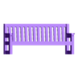 Garden Park Bench.obj Model Railway Garden or Park Bench