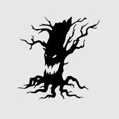 Halloween-tronc-d'arbre.jpg Fichier STL gratuit Halloween tronc d'arbre・Objet pour impression 3D à télécharger