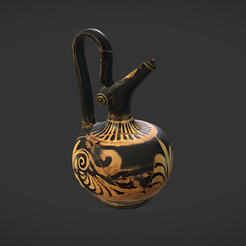 Capture d’écran 2017-11-13 à 14.50.13.png Free OBJ file Aryballisc vase with red figures・3D printable model to download