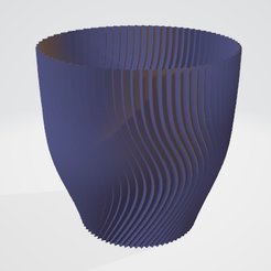 Vase1.png Archivo STL Jarrón Curve・Modelo para descargar e imprimir en 3D