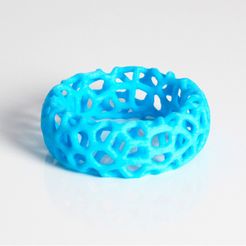 b1.jpg Download free STL file Zortrax Voronoi Bracelet • 3D print design, Zortrax