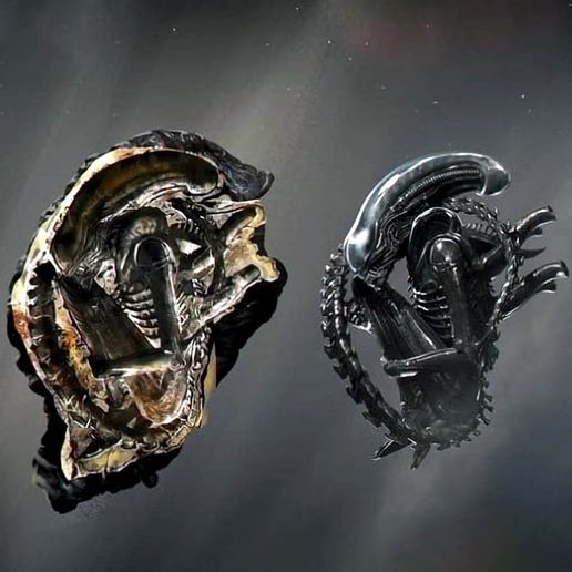 Free STL file Alien Romulus 👽 ・3D print model to download・Cults
