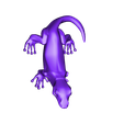 loubie_lizard_v2.stl Pequeño lagarto