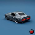 mustang-gt500-rear-render.jpg Ford Mustang GT500 E | Model kit car
