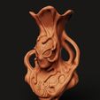 D20.9.jpg Symbiote Spider Bust STL | Comic Hero 3D Print | Fan Art
