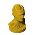 2.png Fichier STL Sculpture masculine en tranches・Modèle pour imprimante 3D à télécharger