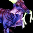 10.jpg DEER GAZelle ANTILOPE MAGICAL CREATURE FOREST KINGDOM ANIMAL PREY 3D Model FLOWER TREE DEER 3D