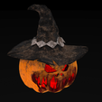 Pumpkin02_1920x1080_0000.png Halloween Pumpkin Low-poly 3D model