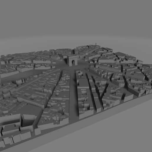 Arc de Triomphe (place) 3D model