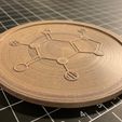 IMG_0600.jpeg Caffeine Molecule Coaster