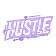 Hustle Solid.stl Sinal técnico HUSTLE