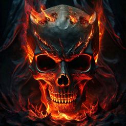 flamehead.jpg flaming hell skull