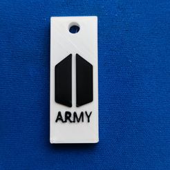 IMG_20221028_222204.jpg Fichier STL gratuit Porte-clés Bts Army・Plan à télécharger et à imprimer en 3D