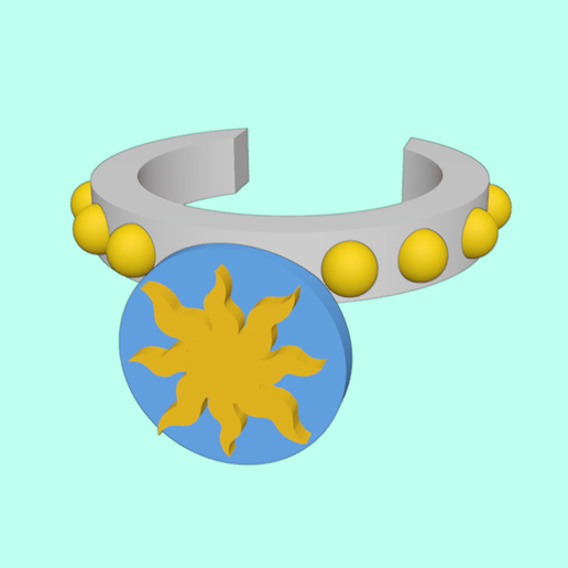 Necklace B6 - Sun (1) Plaque (1) for LPS Littlest Pet Shop accessories