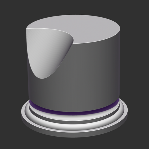 50x50-round-cut.png Miniatures plinth (round with rounded cut)