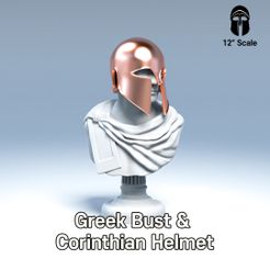 Bust-and-Helmet-1.jpg Greek bust and Corinthian Helmet Bundle *Updated 03/24/2023