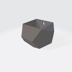 Maceta Icosaedro Paed.jpg Fichier STL pot de fleur icosaèdre - Pot de fleur mural icosaèdre・Modèle pour impression 3D à télécharger
