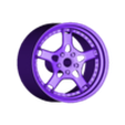 wheel-164-small.stl Porsche Carrera S wheel "Lobster Claw" custom