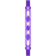 Nozzle_Star_-_Chain.stl Mk8 Nozzle Mace / Morning Star