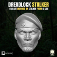 DREADLOCK STALKER FAN ART INSPIRED BY STALKER FROM Gi JOE Dreadlock Stalker Head for Action Figures
