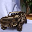 hummer-6.jpg Hummer- Custom laser cutting plywood laser cut cnc pattern dxf files for laser cut model 3d