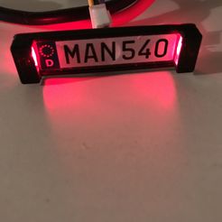 160.jpg tamiya 1.14 license plate holder with light