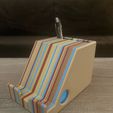 10.jpg Layered Wood Box - Secret Slide Box - Phone Stand - CatchAll - Desk Organizer Inspired by Upcycled Skateboard Deck Art