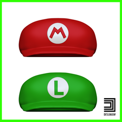 Hat-Mario-Luigi-1.png MARIO AND LUIGI KEYCHAIN HAT NINTENDO