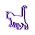 cat_5.stl Cat cookie cutters 6 pack (thinner version)