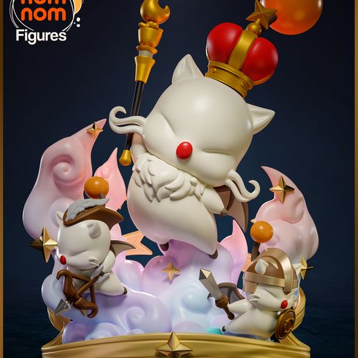 Chibi Moogle King Mog XII - Final Fantasy