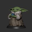 107.jpg Baby Yoda - With Cube and Sith Holocron - Fan Art